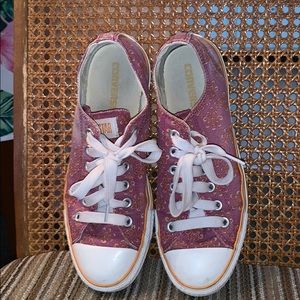 Pink/Orange Converse Size 9 Women’s